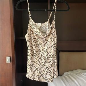 URBAN Romantics Black and Brown Sleeveless Camisole